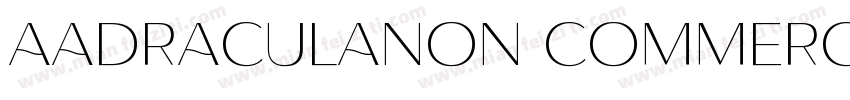 AaDraculaNon CommercialUse字体转换